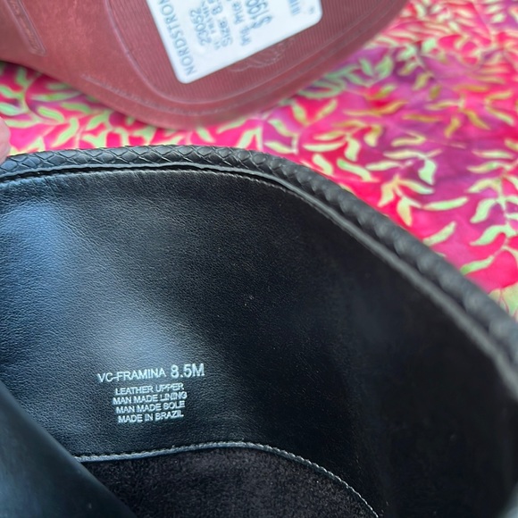 New Vince Camuto Mono Black Tall Suede Leather Boots Made in Brazil - Picture 17 of 17